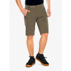 Szorty rowerowe męskie Fox Flexair Short. Zielone krótkie spodenki sportowe męskie FOX, m, bez wzorów, rowerowe. Za 356.99 zł.