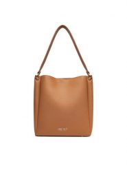 Nine West Torebka CEO-ARIA-S24414 Brązowy. Brązowe torebki do ręki damskie Nine West, bez wzorów, z materiału, bez dodatków. Za 229.99 zł.