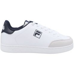 Buty Fila Courtbay FFW0477 13037 białe. Białe obuwie sportowe damskie bez wzorów, z gumy. Za 297.54 zł.