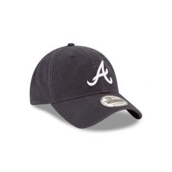 Czapka z daszkiem New Era Braves 9TWENTY MLB Core Classic. Białe czapki i kapelusze męskie New Era, bez wzorów, sportowe. Za 183.00 zł.