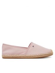 Tommy Hilfiger Espadryle Flag Canvas Espadrille FW0FW08541 Różowy. Czerwone espadryle damskie Tommy Hilfiger, bez wzorów, z materiału, bez obcasa, bez zapięcia. Za 179.99 zł.