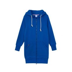 Bluza sportowa rozpinana z kapturem damska DEEP TRIP Luzak. Niebieskie bluzy damskie DEEP TRIP, l, bez wzorów, z kapturem. Za 389.00 zł.