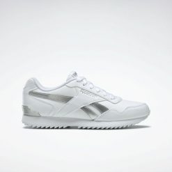 Buty na co dzień damskie REEBOK royal glide. Białe obuwie sportowe damskie Reebok, bez wzorów, trekkingowe, Reebok Royal. Za 208.00 zł.