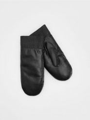 Jednopalczaste rękawiczki - czarny. Czarne rękawiczki damskie Reserved, bez wzorów. W wyprzedaży za 29.99 zł.