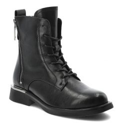 Czarne Botki Vinceza Wygodne Buty Damskie. Czarne kozaki damskie VINCEZA, bez obcasa, na obcasie. Za 220.99 zł.