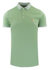 Oryginalna Koszulka Polo - Brave Soul - Zgaszona Zielona. Zielone koszulki polo męskie Brave Soul, l, bez wzorów, z bawełny, casualowe, bez ramiączek. Za 75.00 zł.