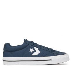 Converse. Niebieskie trampki męskie Converse, bez wzorów, casualowe, bez zapięcia. Za 179.99 zł.