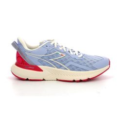 Buty do biegania damskie Diadora Mythos Blushield Volo 3. Szare obuwie sportowe damskie Diadora, bez wzorów, z materiału, do biegania. Za 449.99 zł.