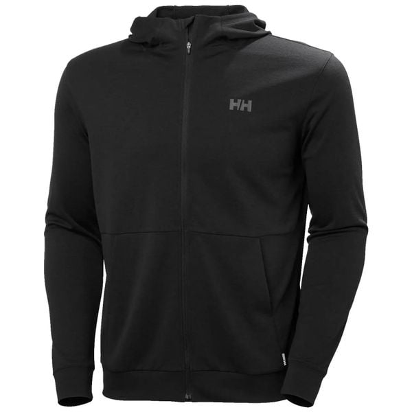 Bluza z kapturem i zamkiem błyskawicznym Helly Hansen Lifa Tech Lite. Czarne bluzy męskie Helly Hansen, m, bez wzorów, z materiału, z kapturem, do biegania. Za 397.35 zł.