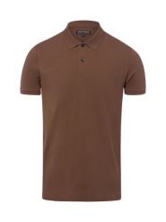 Finshley & Harding Męska koszulka polo Mężczyźni Bawełna brązowy jednolity, XL. Brązowe koszulki polo męskie Finshley & Harding, m, bez wzorów, z bawełny, bez ramiączek. Za 149.95 zł.