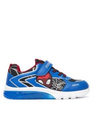 Geox Sneakersy J Ciberdron Boy J66LBK 01454 C0245 D Czarny. Czarne buty sportowe chłopięce Geox, bez wzorów, ze skóry, bez zapięcia. Za 339.99 zł.
