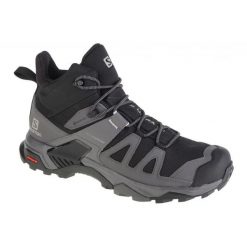 Buty Salomon X Ultra 4 Mid Gtx 413834 czarne. Czarne trekkingi męskie . Za 960.72 zł.