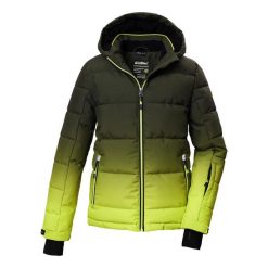 Dziecięca kurtka puchowa Killtec KSW 382 BYS. Czarne kurtki i płaszcze dla chłopców KILLTEC, na zimę, bez wzorów, z lycry, eleganckie, z kapturem. Za 350.55 zł.