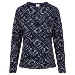 Wzorzysta Bluzka Z Długim Rękawem Dla Kobiet Daniela. Niebieskie koszulki sportowe damskie Trespass, bez wzorów, bez kołnierzyka, bez ramiączek, trekkingowe. Za 108.99 zł.