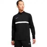 Bluza dresowa sportowa męska Dri-FIT Academy 21 Sweatshirt. Czarne bluzy sportowe męskie Nike, l, bez wzorów, z dresówki, bez kaptura, do piłki nożnej, dri-fit (nike). Za 149.99 zł.