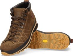 Buty outdoor Lomer Bio Naturale Mid MTX Premium - brown bomber. Brązowe trekkingi męskie GRONELL, outdoorowe. Za 697.39 zł.