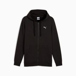 Puma Bluza Ess Small Logo Full-Zip Tr 68677601. Czarne bluzy męskie Puma, l, bez wzorów, bez kaptura. Za 152.99 zł.
