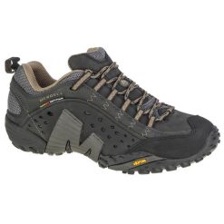 Buty trekkingowe męskie, Merrell Intercept. Czarne trekkingi męskie Merrell, przed kostkę, trekkingowe. Za 597.00 zł.