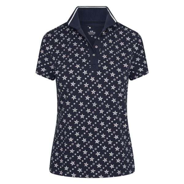 Dziewczęca jeździecka koszulka polo Imperial Riding Bobby Star. Niebieskie bluzki dla dziewczynek IMPERIAL RIDING, bez wzorów, bez kołnierzyka, bez ramiączek. Za 170.00 zł.