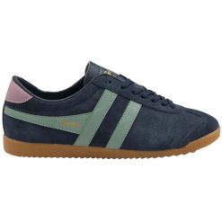 Sneakersy damscy Gola Bullet Suede Trainer. Niebieskie obuwie sportowe damskie Gola, bez wzorów. W wyprzedaży za 352.00 zł.