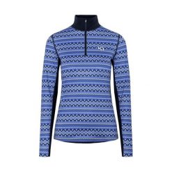 Damski sweter 1/2 zip Kari Traa Lilja. Czerwone swetry damskie Kari Traa, s, bez wzorów, z elastanu, bez kołnierzyka, bez ramiączek, bez kaptura. Za 363.00 zł.