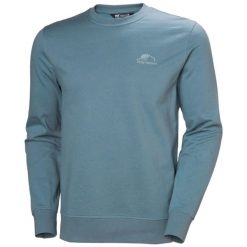 Bluza Helly Hansen Nord Graphic Crew. Niebieskie bluzy męskie Helly Hansen, m, bez wzorów, bez kaptura. Za 319.00 zł.
