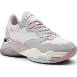 Sneakersy CRIME LONDON - Mercer 25854PP1.10 Biały. Białe półbuty damskie marki Crime London, bez wzorów, z materiału. Za 899.00 zł.