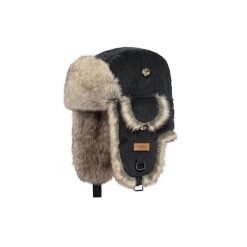 Chapka Barts. Czarne czapki i kapelusze damskie Barts, na zimę, bez wzorów, z bawełny, sportowe. Za 276.00 zł.