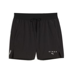 Męskie szorty PUMA x HYROX PWRMODE 5" PUMA. Czarne krótkie spodenki sportowe męskie Puma, l, bez wzorów, z materiału, na fitness i siłownię. Za 269.00 zł.