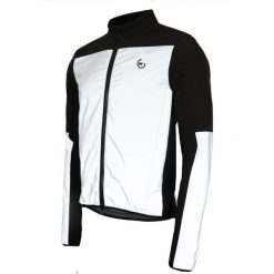 Wowow Santiago kurtka softshell odblaskowa L. Szare buty sportowe męskie WOWOW, z softshellu, bez zapięcia, rowerowe. Za 434.95 zł.