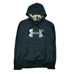 Second life - Under Armour bluza męska z kapturem - Stan bardzo dobry. Czarne bluzy męskie Under Armour, l, bez wzorów, z materiału, z kapturem. Za 106.46 zł.