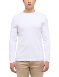 Męski Longsleeve Mustang Style Arlington Bright White 1016875 2007. Białe bluzki z długim rękawem męskie Mustang, m, bez wzorów, bez kołnierzyka. Za 109.99 zł.