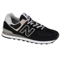 Buty do chodzenia męskie New Balance 574. Czarne buty sportowe męskie New Balance, z gumy, bez zapięcia, trekkingowe, New Balance 574. Za 725.00 zł.