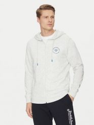Jack & Jones Bluza Simon 12269366 Biały Standard Fit. Białe bluzy męskie Jack & Jones, m, bez wzorów, z bawełny, bez kaptura. Za 99.99 zł.