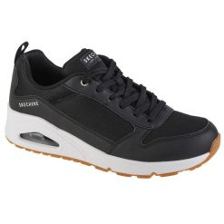 Buty do chodzenia damskie, Skechers Uno - Inside Matters. Czarne obuwie sportowe damskie Skechers, bez wzorów, trekkingowe. Za 289.99 zł.