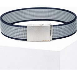 Ombre Pasek męski parciany A364 - szary. Szare paski damskie Ombre, bez wzorów. Za 49.99 zł.