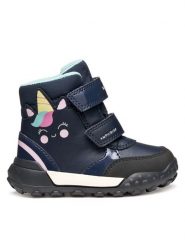 Geox Śniegowce B Trekkyup B Ab B566MD 054FU C4002 M Granatowy. Niebieskie buty zimowe dziewczęce Geox, ze skóry, bez zapięcia. Za 239.99 zł.