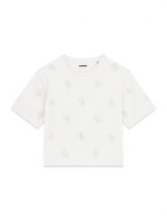 Guess T-Shirt J6GI35 I3Z14 Biały Relaxed Fit. Białe t-shirty i topy dla dziewczynek Guess, z aplikacjami, z bawełny, bez ramiączek. Za 159.99 zł.