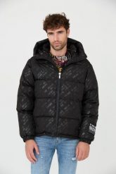 JUST CAVALLI Czarna męska kurtka R Print Logo, Rozmiar 50. Czarne kurtki męskie Just Cavalli, l, bez wzorów, bez kaptura. W wyprzedaży za 2,499.99 zł.