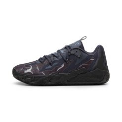 Buty do koszykówki Lamelo Ball MB.03. Czarne obuwie sportowe damskie Puma, bez wzorów, z gumy, do koszykówki. Za 520.80 zł.