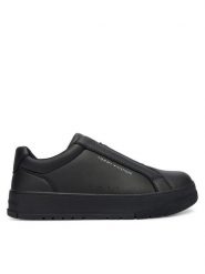 Tommy Hilfiger Sneakersy T3X9-34092-1355999 D Czarny. Czarne buty sportowe chłopięce Tommy Hilfiger, bez wzorów, ze skóry, bez zapięcia. Za 309.99 zł.