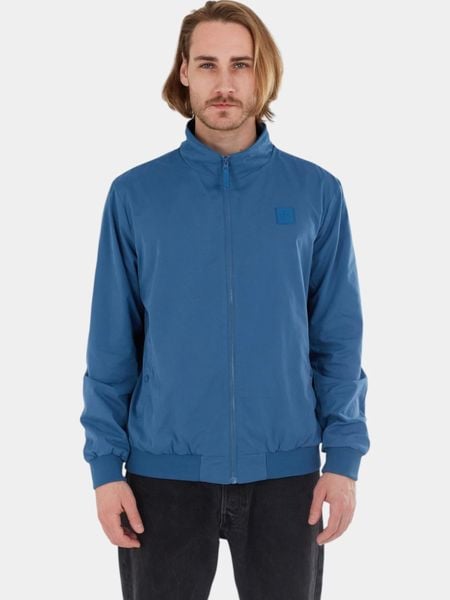 Kurtka przejściowa męska Fundango Harrington. Niebieskie kurtki męskie Fundango, na jesień, m, bez wzorów, z materiału, casualowe, bez kaptura. Za 399.00 zł.