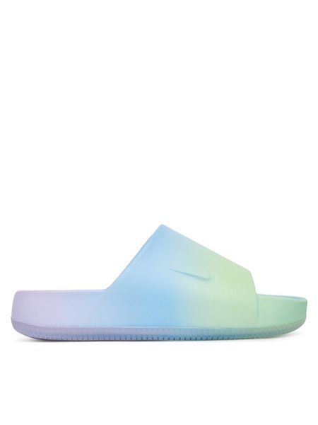 Nike Sneakersy Calm Slide Se HJ8173 400 Błękitny. Niebieskie klapki damskie Nike, bez wzorów, z syntetyku, bez obcasa. Za 259.99 zł.