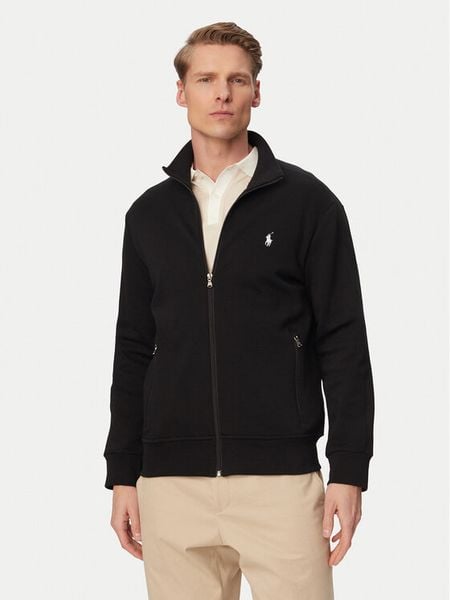 Polo Ralph Lauren Bluza 710B23986002 Czarny Regular Fit. Czarne bluzy męskie Polo Ralph Lauren, l, bez wzorów, z bawełny, bez kaptura. Za 633.99 zł.
