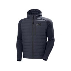 Kurtka puchowa Helly Hansen Arctic Ocean Hybrid. Niebieskie kurtki męskie Helly Hansen, bez wzorów, z puchu. W wyprzedaży za 682.50 zł.