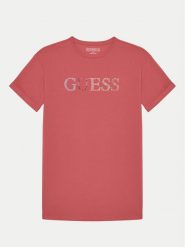 Guess T-Shirt J5GI38 J1314 Pomarańczowy Regular Fit. Brązowe t-shirty i topy dla dziewczynek Guess, z aplikacjami, z bawełny, bez ramiączek. Za 79.99 zł.