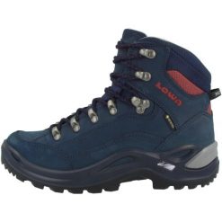 Buty trekkingowe damskie Lowa Renegade Gtx Mid S. Czerwone trekkingi damskie Lowa, na jesień, za kostkę. Za 899.00 zł.