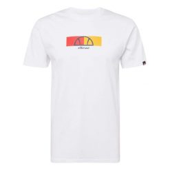 Koszulka T-Shirt Ellesse Visageo - Mężczyzna. Białe t-shirty męskie Ellesse, m, bez wzorów, z bawełny, bez kołnierzyka. W wyprzedaży za 102.25 zł.