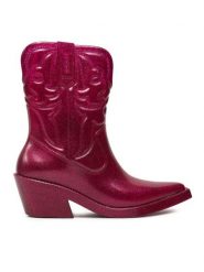 Melissa Kowbojki Texas Ad 35860 Różowy. Czerwone botki damskie Melissa, z tworzywa sztucznego, bez obcasa, na słupku, bez zapięcia. Za 1,149.00 zł.