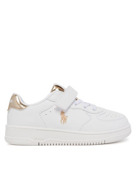 Polo Ralph Lauren Sneakersy Masters Court PS RL01244100 Biały. Białe buty sportowe dziewczęce Polo Ralph Lauren, bez wzorów, ze skóry, bez zapięcia. Za 209.99 zł.